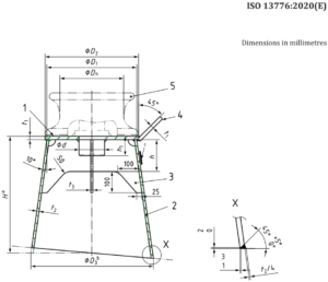 ISO 13776 Pedestal Fairleads Weldable Steel Plates