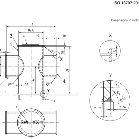 ISO 13797 Cruciform Bollards Weldable Steel Plates Tubes