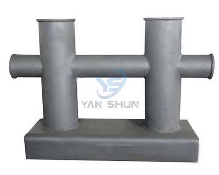 ISO 3913 Bollards type B Cruciform type bollards Form I with base plate Steel Casting