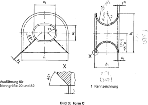 Multi-purpose Chocks DIN 81915 Steel Casting type C – Deck-mounted Chock