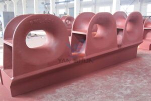 Panama Chocks type AC – Deck-mounted Panama Chock JIS F2017-1982 Steel Casting