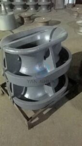 Panama Chocks type B – Bulwark-mounted Panama Chock ISO 13728 Steel Casting