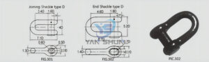 D-type Joining Shackle (JS) and D-type End Shackle(ES) Yan Shun Marine